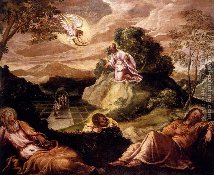 Jacopo Robusti Tintoretto : Agony In The Garden